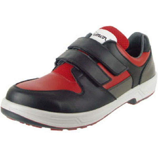 安全靴 トリセオシリーズ 短靴 赤 黒 8518REDBK28.0 推奨 無料 28.0