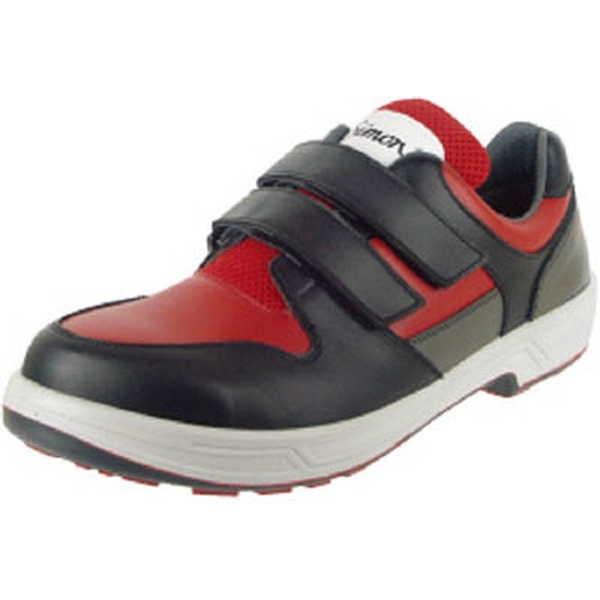 安全靴 トリセオシリーズ 短靴 赤/黒 27.0 8518REDBK27.0 シモン