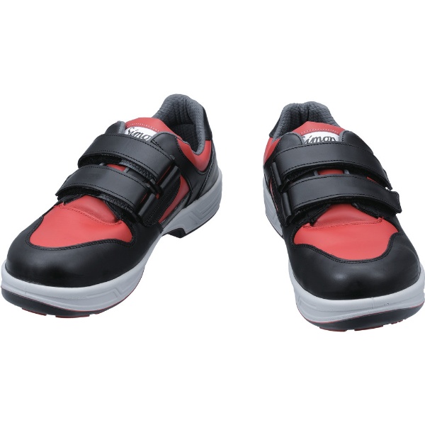 安全靴 トリセオシリーズ 短靴 赤/黒 23.5 8518REDBK23.5 シモン