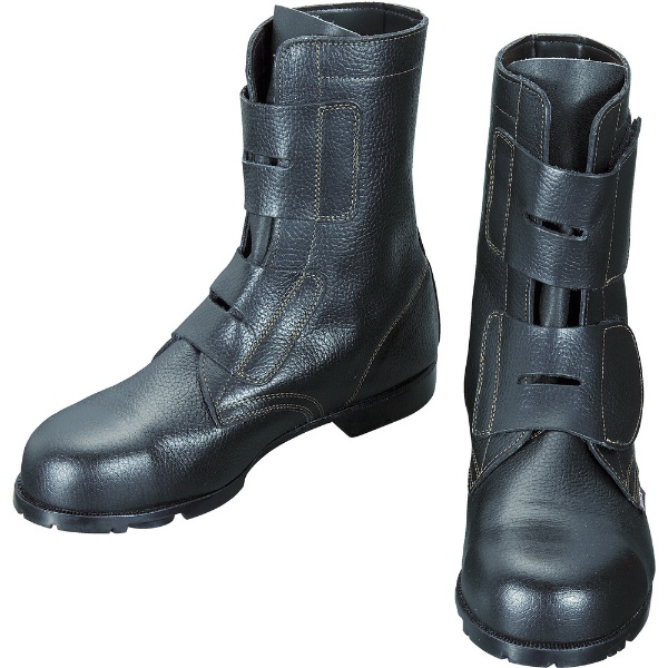 新作コレクション通販 シモン 安全靴 長編上靴マジック式 SS38黒 27.5