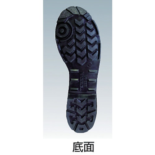 シモン 安全靴 マジック式 8538黒 27.0cm 8538N27.0 - 3