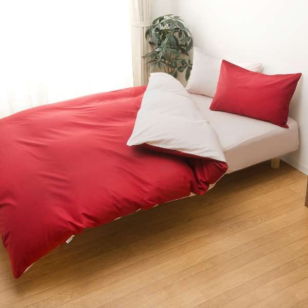[被褥床罩]FROM加宽单人床尺寸(棉100%/175×210cm/红)_2