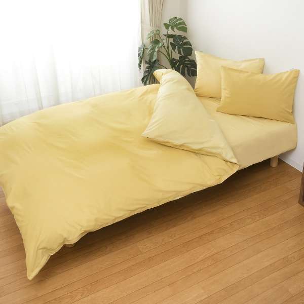 [被褥床罩]FROM加宽单人床尺寸(棉100%/175×210cm/芥子黄色)_2