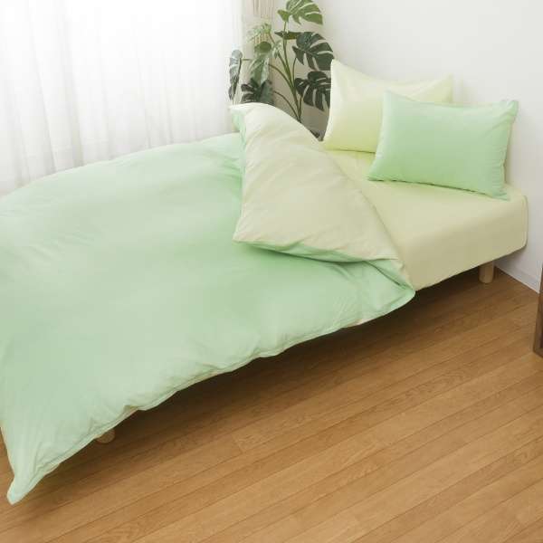 [被褥床罩]FROM加宽单人床尺寸(棉100%/175×210cm/绿色)_2