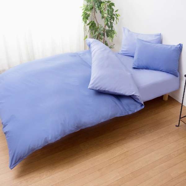[被褥床罩]FROM加宽单人床尺寸(棉100%/175×210cm/灰色蓝色)_2