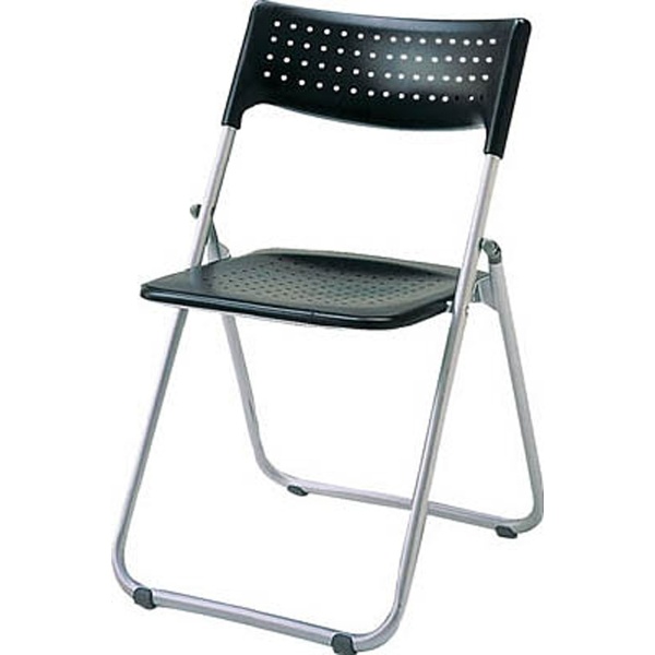 ビックカメラ.com - アルミ折りたたみ椅子（スタッキング）　アルミパイプ　ブラック　SSA027BK