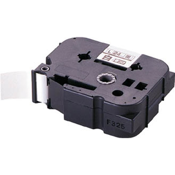 ラベルプリンタ ビーポップミニ ケーブルマーキング用テープ 巻きつけタイプ LETARI(レタリテープ) 白 LM-L524BWS [黒文字 /24mm 幅] マックス｜MAX 通販
