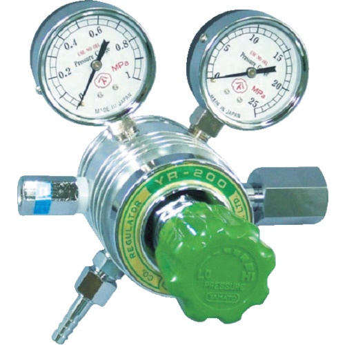 フィン付圧力調整器 ＹＲ－200【YR200C】(溶接用品・ガス調整器)【送料