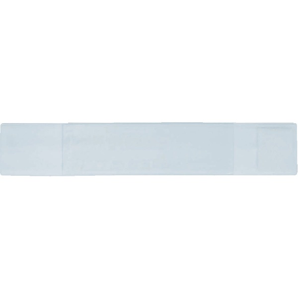 差込式ワンタッチ腕章 （白）軟質ビニール/特殊鋼 70×400 84861