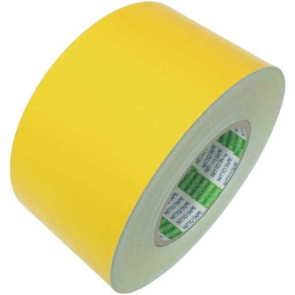緑十字 ラインテープ(ガードテープ) 黄 黒 50mm幅×100m 屋内用 148062 - 3