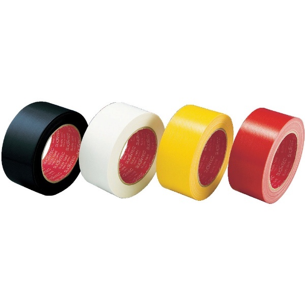 71％以上節約 スリオン カラー布粘着テープ50mm ブラック 343702bk0050x25
