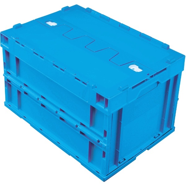 フタ一体型オリコン 50L ロック付 ブルー 5LRFSB 積水化学工業｜SEKISUI 通販