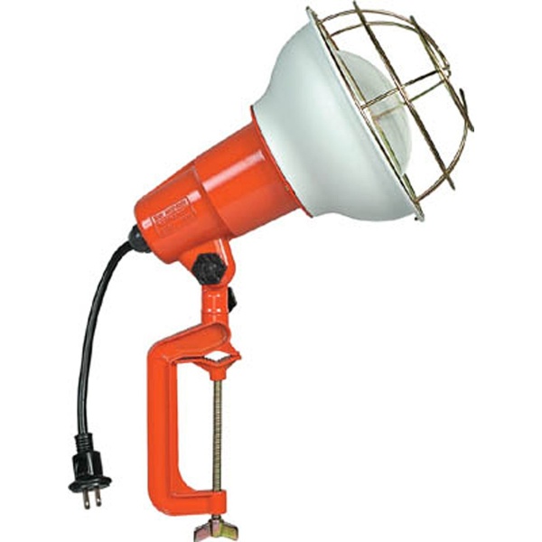防雨型作業灯 リフレクターランプ300W 100V電線5m バイス付 RE305