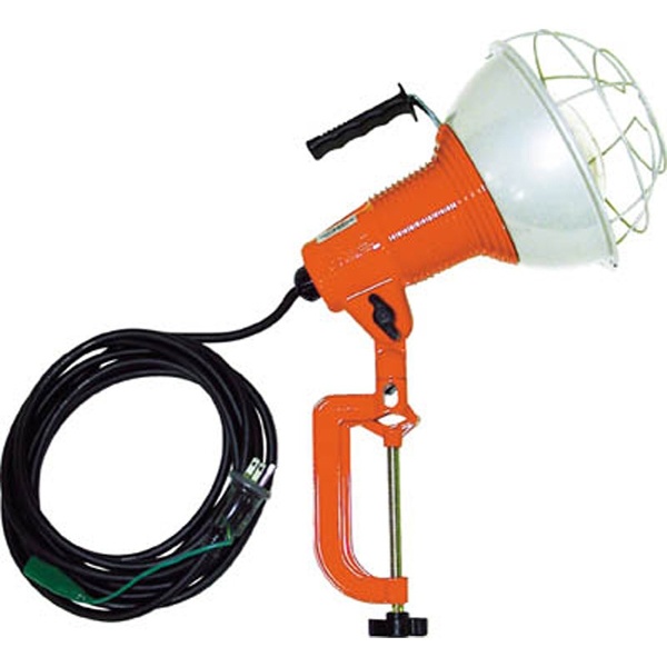 防雨型作業灯 リフレクターランプ300W 100V電線5m バイス付 RG305