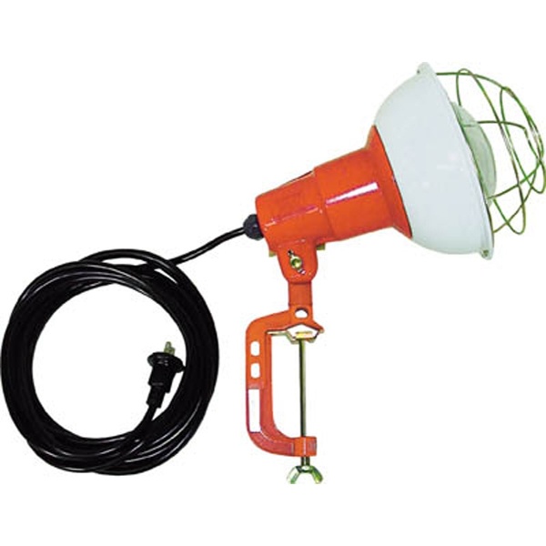 防雨型作業灯 リフレクターランプ300W 100V電線5m バイス付 RC305