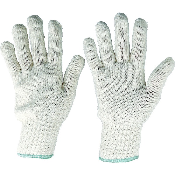 PETリサイクル手袋 533 (12組) ホワイト 533 [フリーサイズ] 丸和