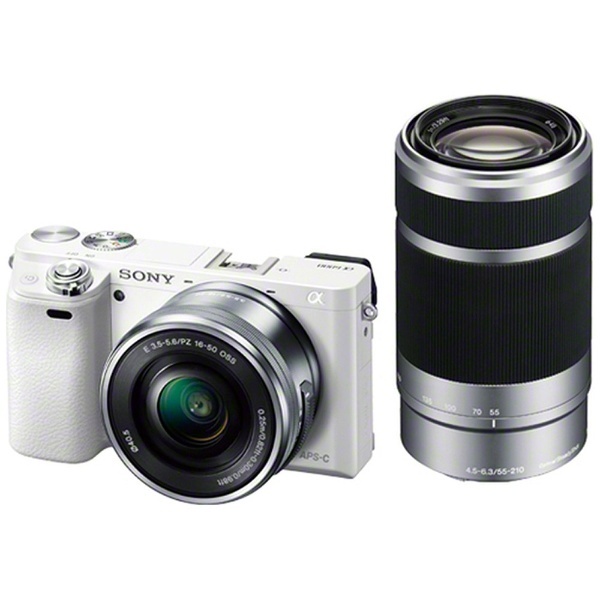 ≪海外仕様≫α6000 ミラーレス一眼カメラ ホワイト ILCE-6000Y W JE3 ...