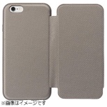 供iPhone6使用的笔记本型纤细提板包灰色SoftBank SELECTION SB-IA10-FPSM/GL