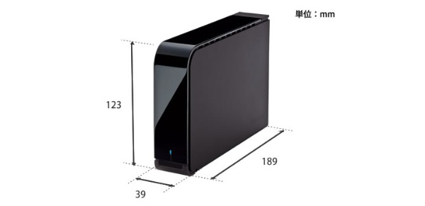 HD-LX1.0U3D 外付けHDD ブラック [1TB /据え置き型]