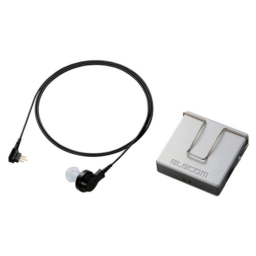 アナログ補聴器】やさしい補聴器 EHA-PA01 GY（ポケット型/グレー