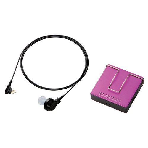 【アナログ補聴器】やさしい補聴器 EHA-PA01 PN（ポケット型/ピンク） 【処分品の為、外装不良による返品・交換不可】