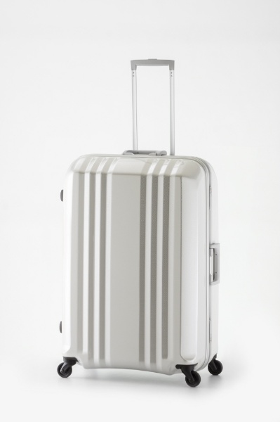 スーツケース ハードキャリー 90L デカかる2 ホワイトカーボン MM-5688 [TSAロック搭載]