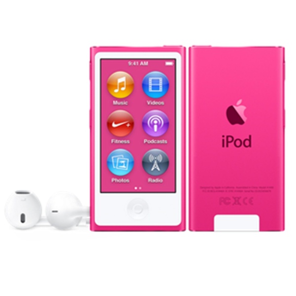 iPod nano 【第7世代 2015年モデル】 16GB ピンク MKMV2J/A アップル