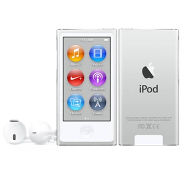 iPod　nano　【第7世代　2015年モデル】　16GB　　シルバー　MKN22J/A