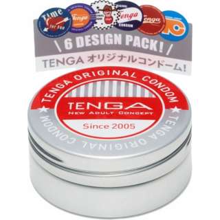 TENGA避孕套天然的6个装的EC-TCD-001