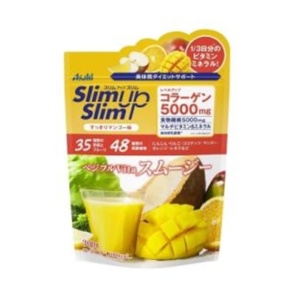 Slimup Slim（スリムアップスリム） ベジフルVitaスムージー すっきりマンゴー味 300g 〔美容・ダイエット〕 アサヒグループ食品｜ Asahi Group Foods 通販 | ビックカメラ.com