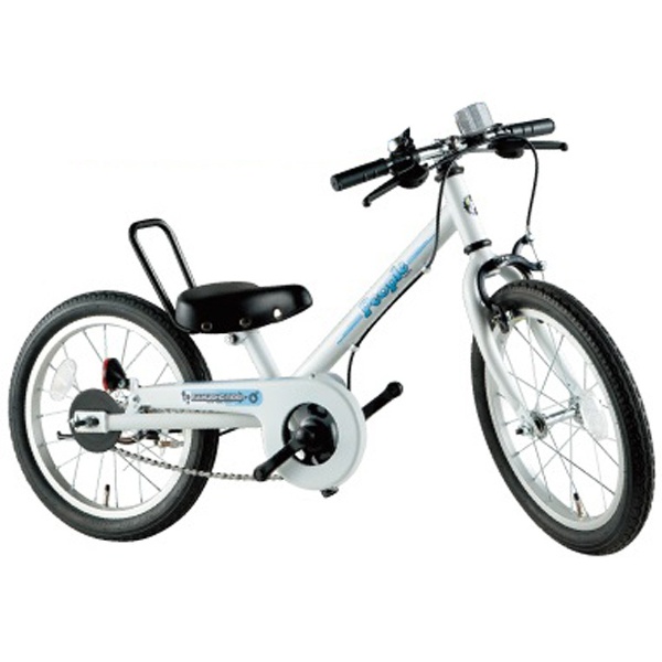 16型 幼児用自転車 ラクショーライダー（カメリアホワイト） YGA266