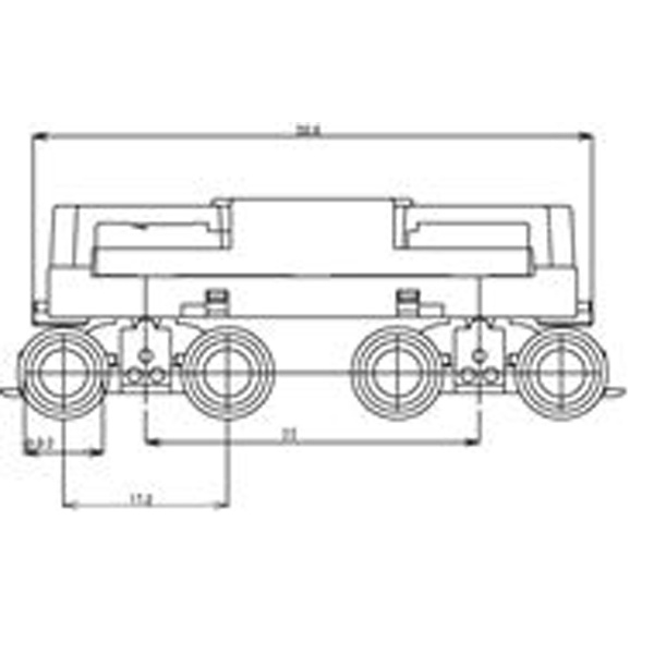 鉄道コレクション 電気機関車用(車輪径8.2mm）動力ユニット TM-ED02