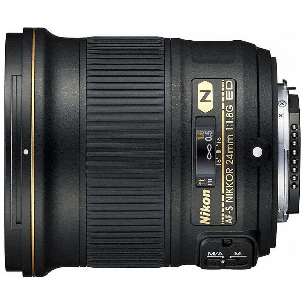 カメラレンズ AF-S NIKKOR 24mm f/1.8G ED NIKKOR（ニッコール） ブラック [ニコンF /単焦点レンズ]