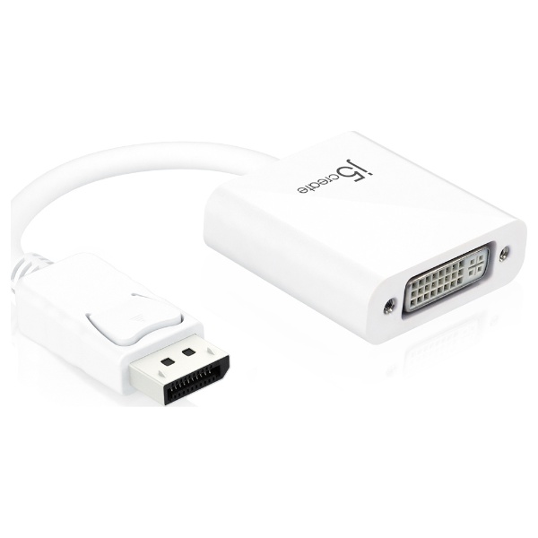 映像変換アダプタ [DisplayPort オス→メス HDMI] ホワイト JDA154