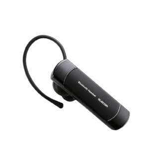 Lbt Hsmpcbk ヘッドセット ブラック ワイヤレス Bluetooth 片耳 イヤフックタイプ エレコム Elecom 通販 ビックカメラ Com