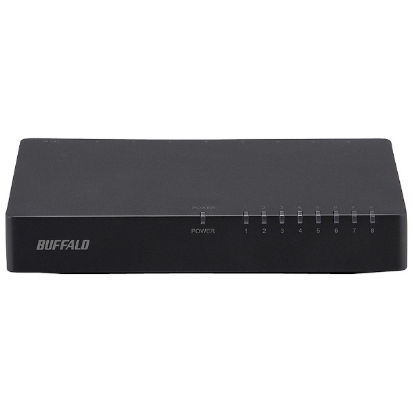 BUFFALO 10/100Mbps対応 プラスチック筺体 AC電源 5ポート ホワイト スイッチングハブ LSW4-TX-5EPL/WHD w17b8b5