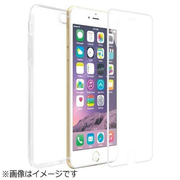 iPhone 6p@2PIECES FULL PROTECTOR KX n[hP[X@zCg@TRANSP._1