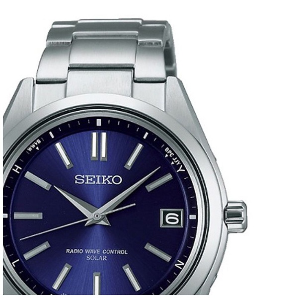日付表示デイト動作品！ 高級腕時計 SEIKO ブライツ ソーラー電波時計 SAGZ081