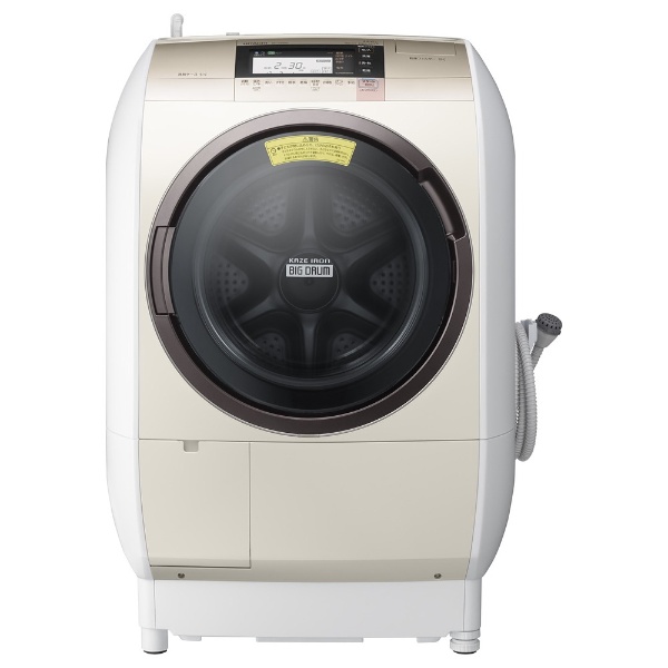 ビックカメラ.com - BD-V9800L-N ドラム式洗濯乾燥機 ビッグドラム シャンパン [洗濯11.0kg /乾燥6.0kg  /ヒートリサイクル乾燥 /左開き] 【お届け地域限定商品】