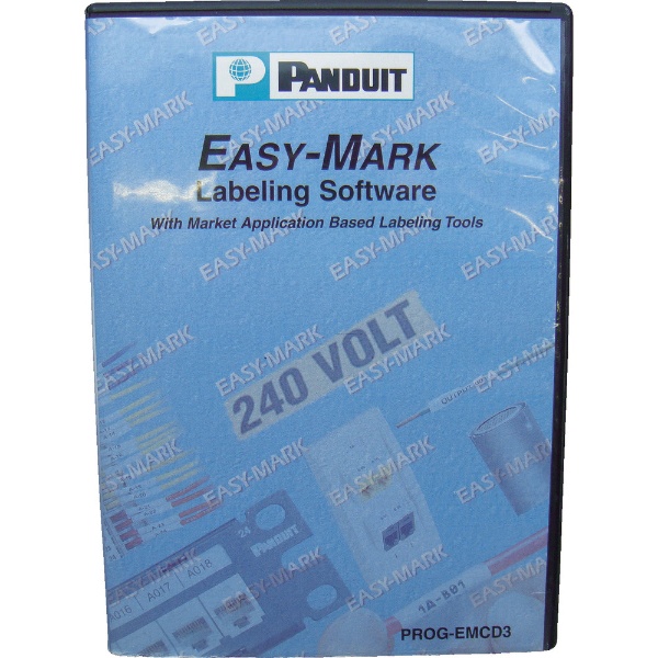 パンドウイット Easy-Mark Plus ラベル印字ソフト CD-ROM EMPLUS-CD - 1
