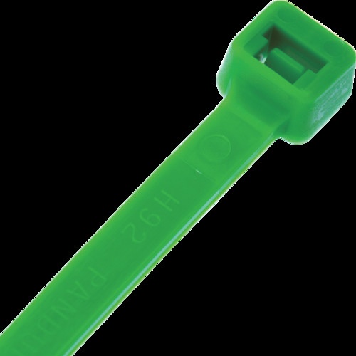 パンドウイット ナイロン結束バンド 蛍光緑 幅4.8mm 長さ188mm 1000本