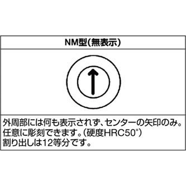 金型デートマークNM型 16mm OPNM16 浦谷商事｜URATANI 通販