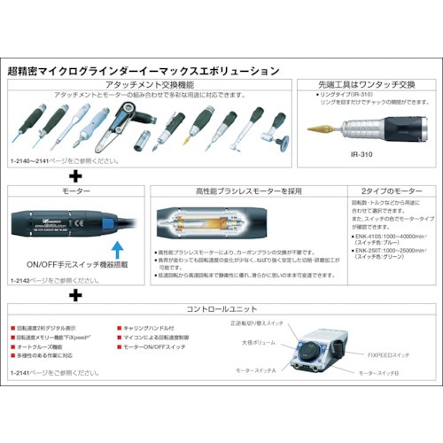ナカニシ/NAKANISHI イーマックスエボリューション トルクモータ ENK250T-