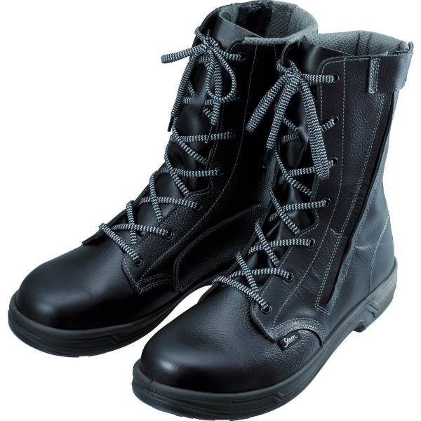 最新デザインの シモン Simon 安全靴 WS33C付 黒 中編上靴