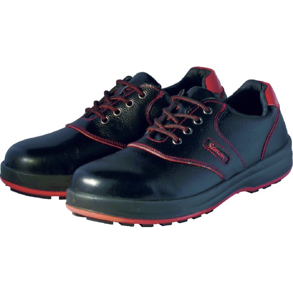 シモン 安全靴 短靴 SL11-R黒/赤 24.0cm SL11R24.0｜制服、作業服