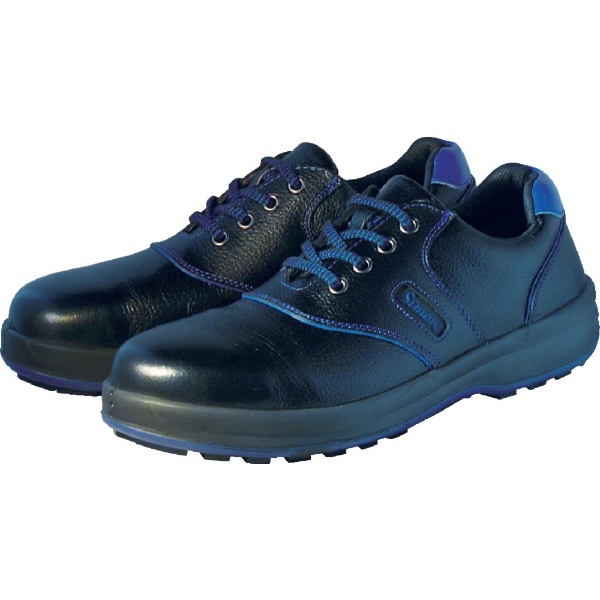 シモン 安全靴 短靴 SL11-BL 黒／ブルー 26.0cm SL11BL26.0 - 1