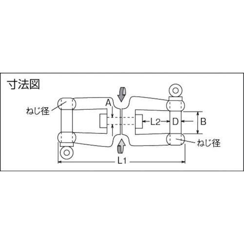 ステンレス ダブルシャックル B293 水本機械製作所｜MIZUMOTO MACHINE 通販