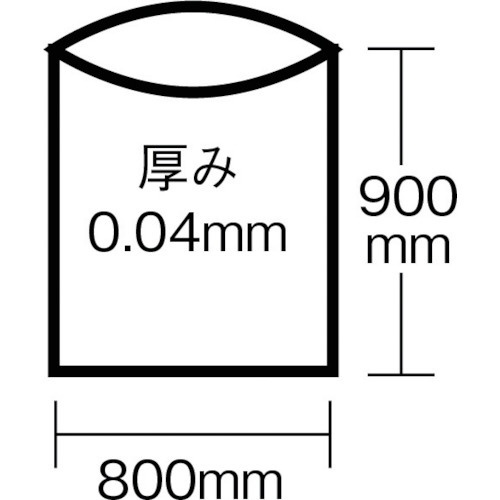 70型ポリ袋 W-70 N-1041 [70L /10枚 /半透明] 積水フィルム 通販