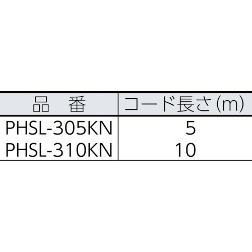 ハタヤ 防雨型ハロゲンライト 300W 100V電線5m バイス付 PH305N - 1