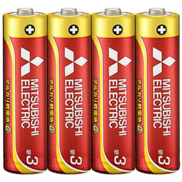 LR6GD/4S 単3電池 [4本 /アルカリ] 三菱電機｜Mitsubishi Electric 通販 | ビックカメラ.com